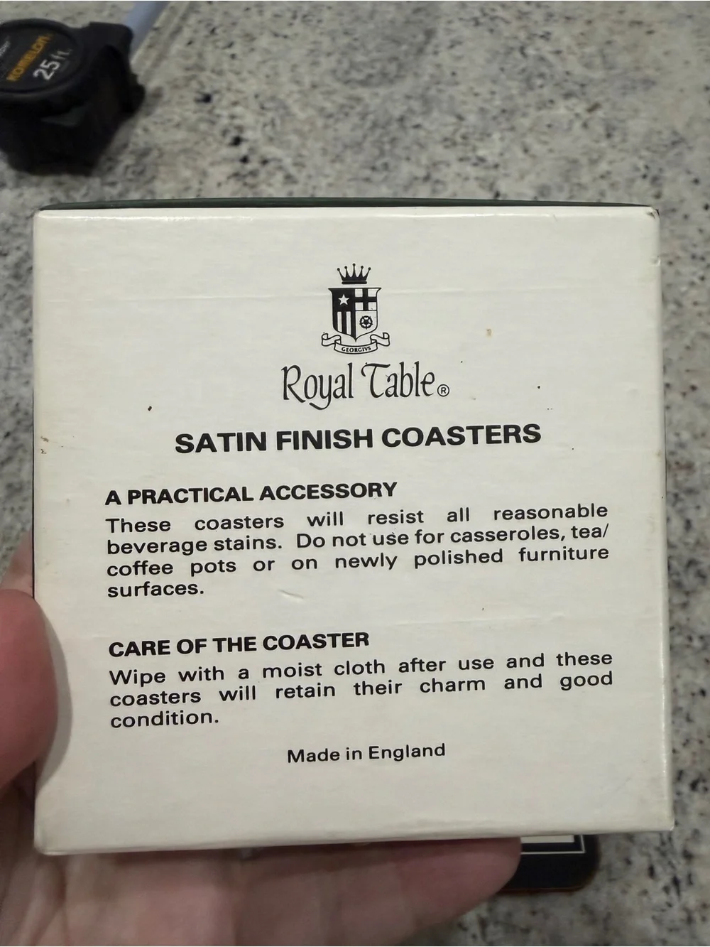 Vintage Royal Table Sitting Pretty Cat Coasters Set of 6 with Original Box